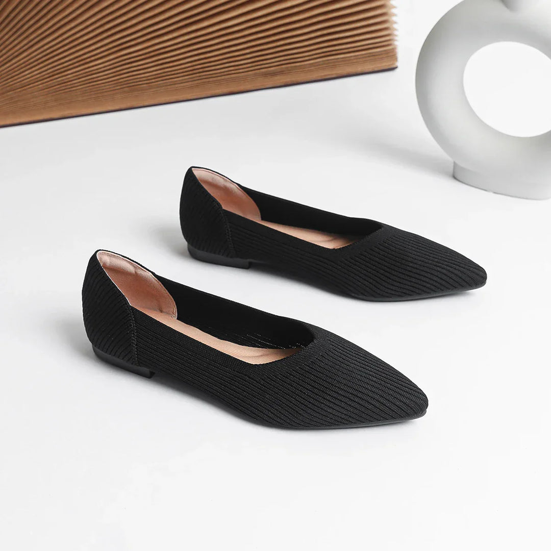 Zelda - Soft Ribbed Flats