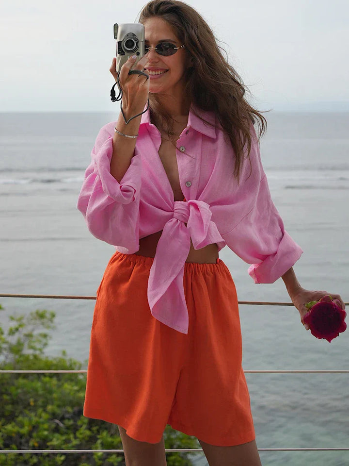 Bridget - Relaxed Linen Blouse