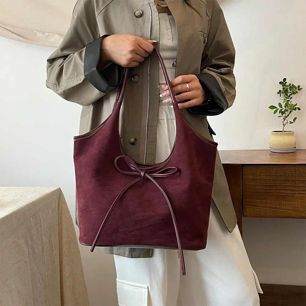 Tori - Soft Velvet Handbag