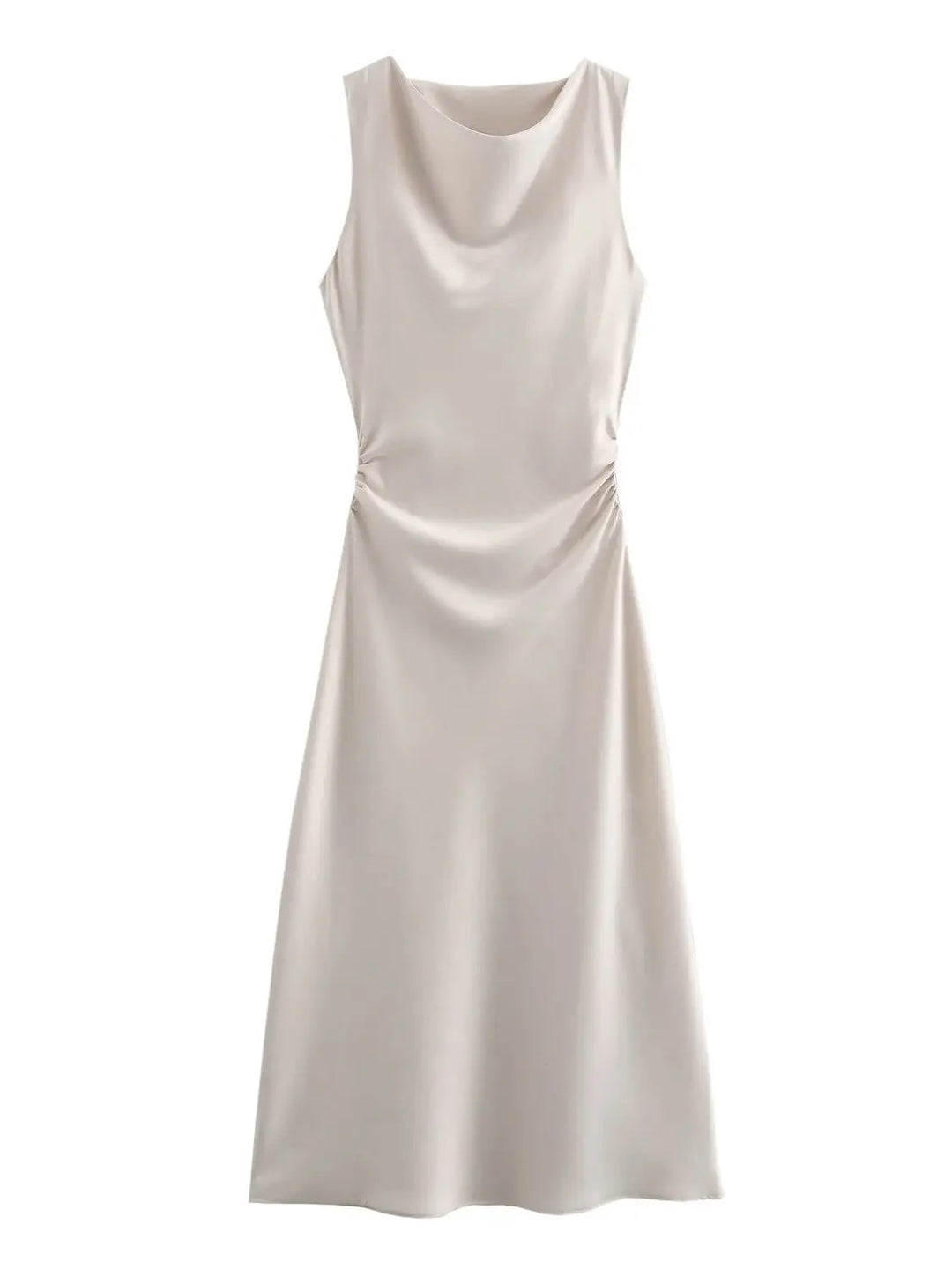 Naomi - Silky Satin Dress