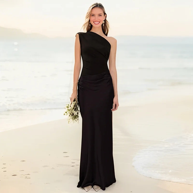Nevaeh - Silky Satin Dress