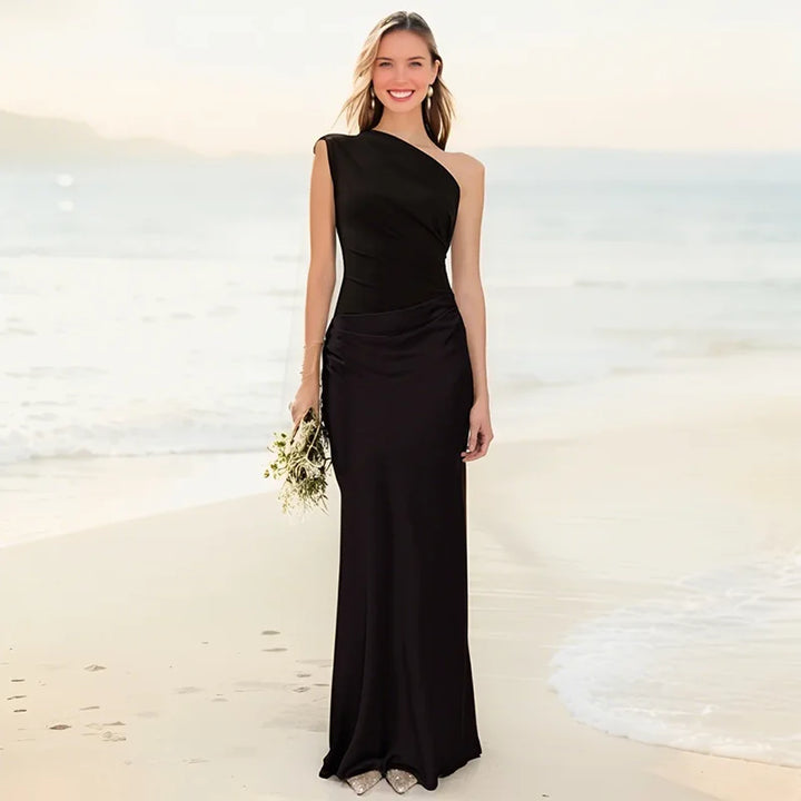 Nevaeh - Silky Satin Dress