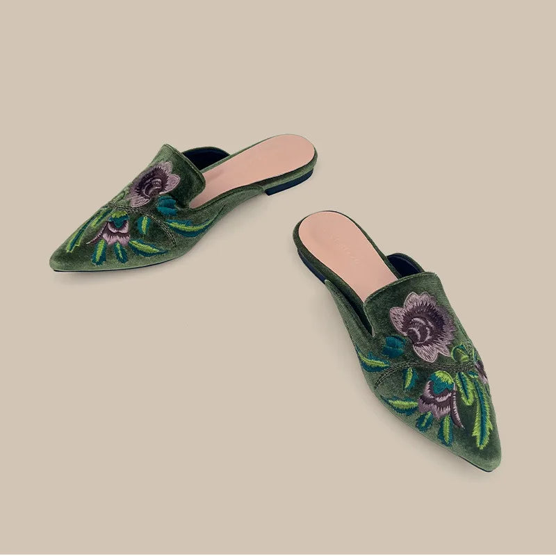 Xaviera - Elegant Embroidered Sandals