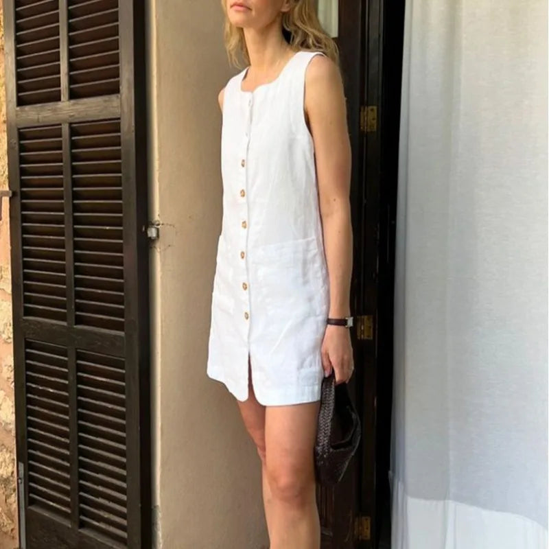 Odette - Breezy Linen Dress