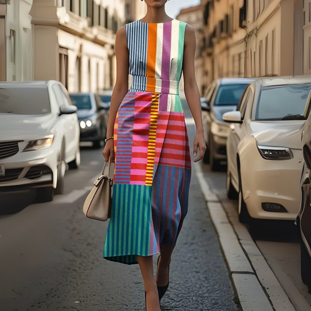 Tabitha - Chic Geometric Dress