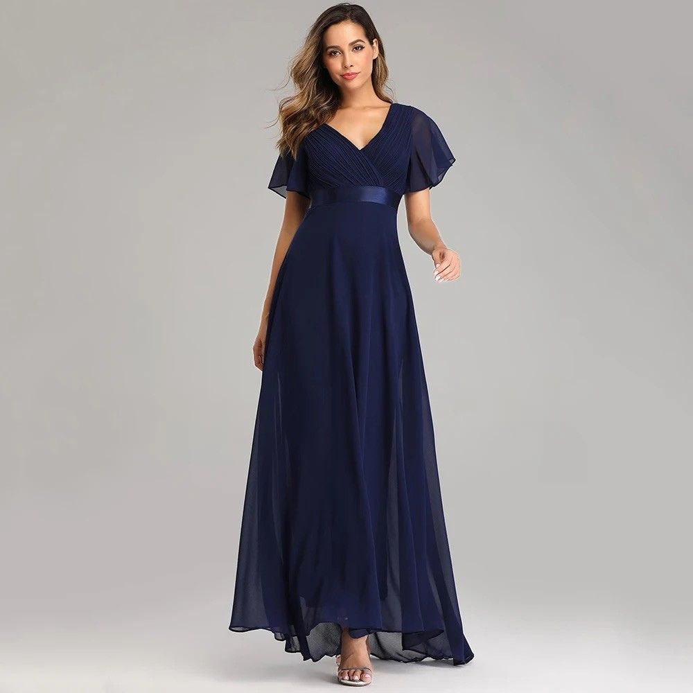 Kaitlyn - Flowing Chiffon Dress