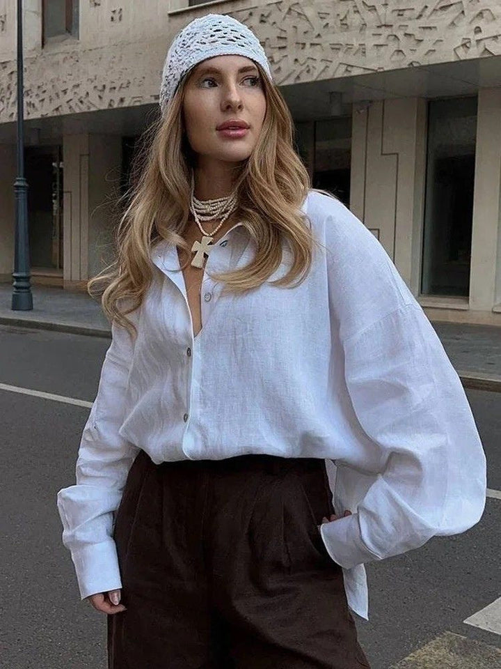 Bridget - Relaxed Linen Blouse