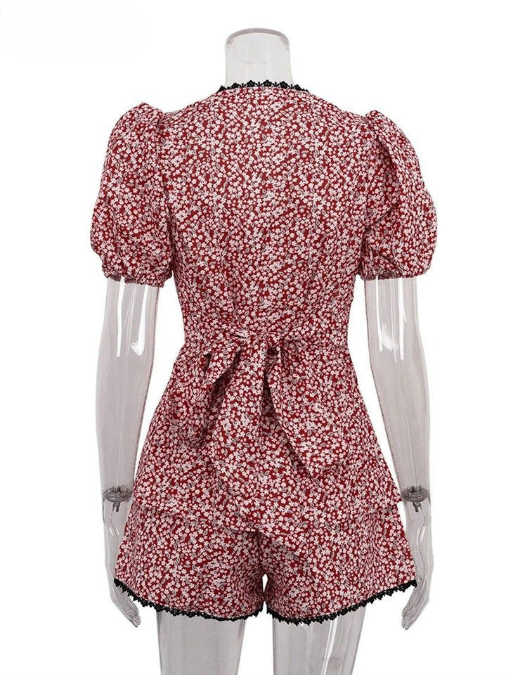 Chloe - Chic Floral Romper