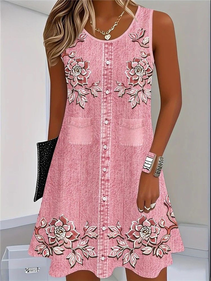 Caroline - Soft Denim Dress