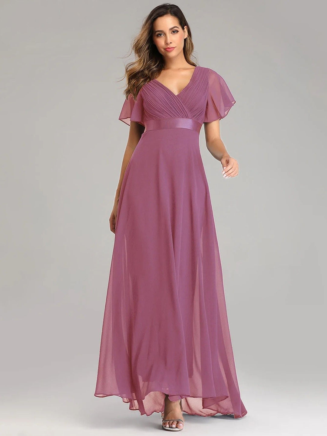 Kaitlyn - Flowing Chiffon Dress