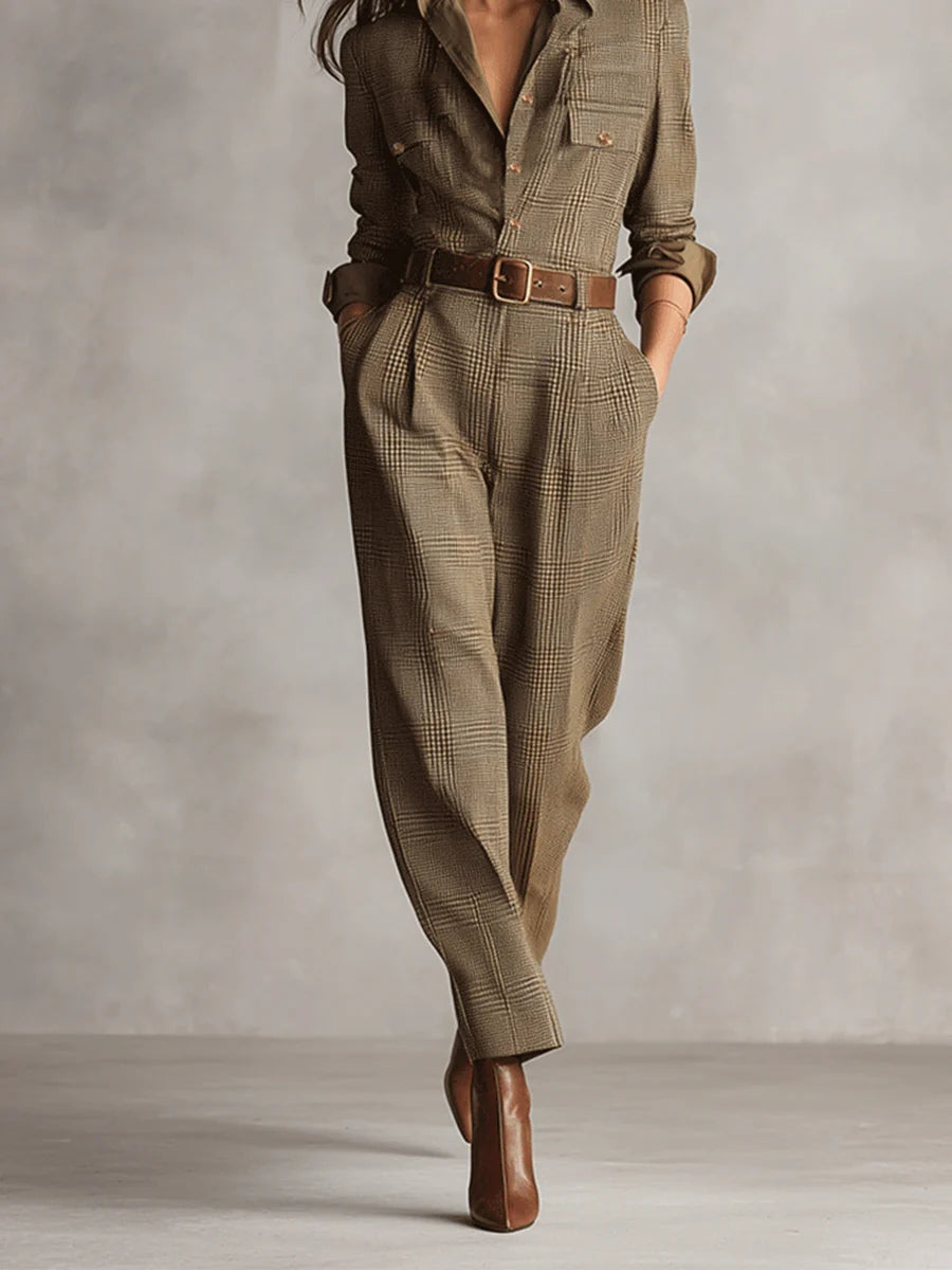 Destiny - Chic Tailored Jumpsuit