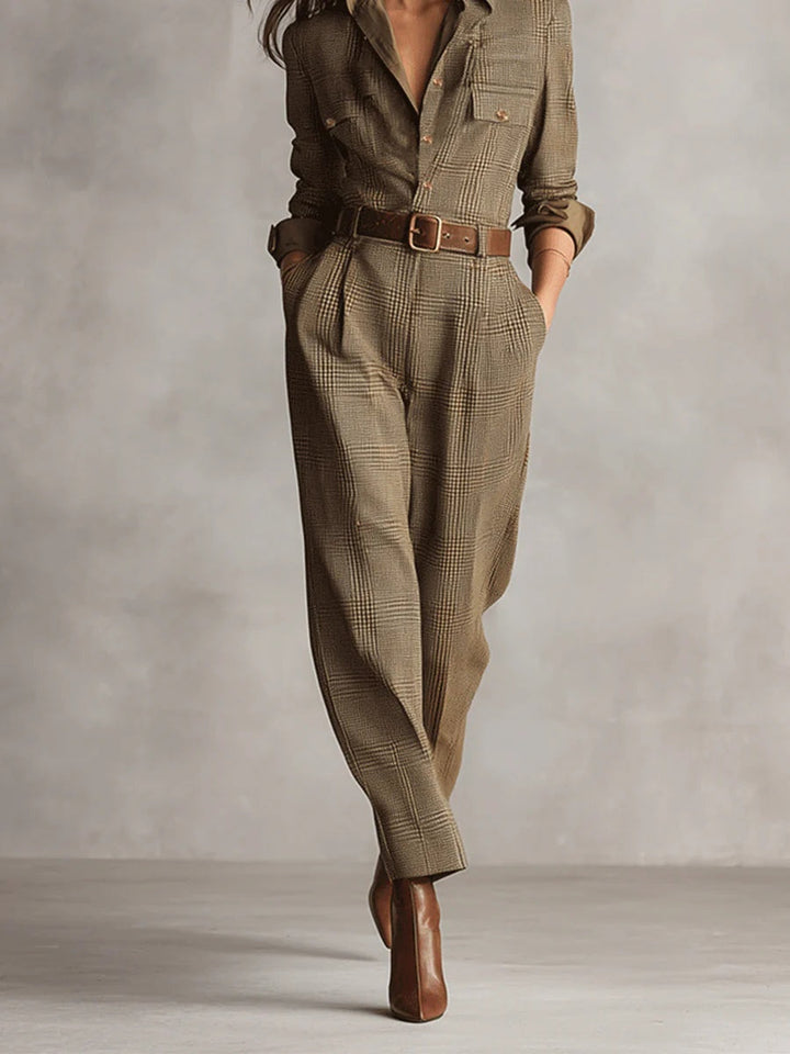 Destiny - Chic Tailored Jumpsuit