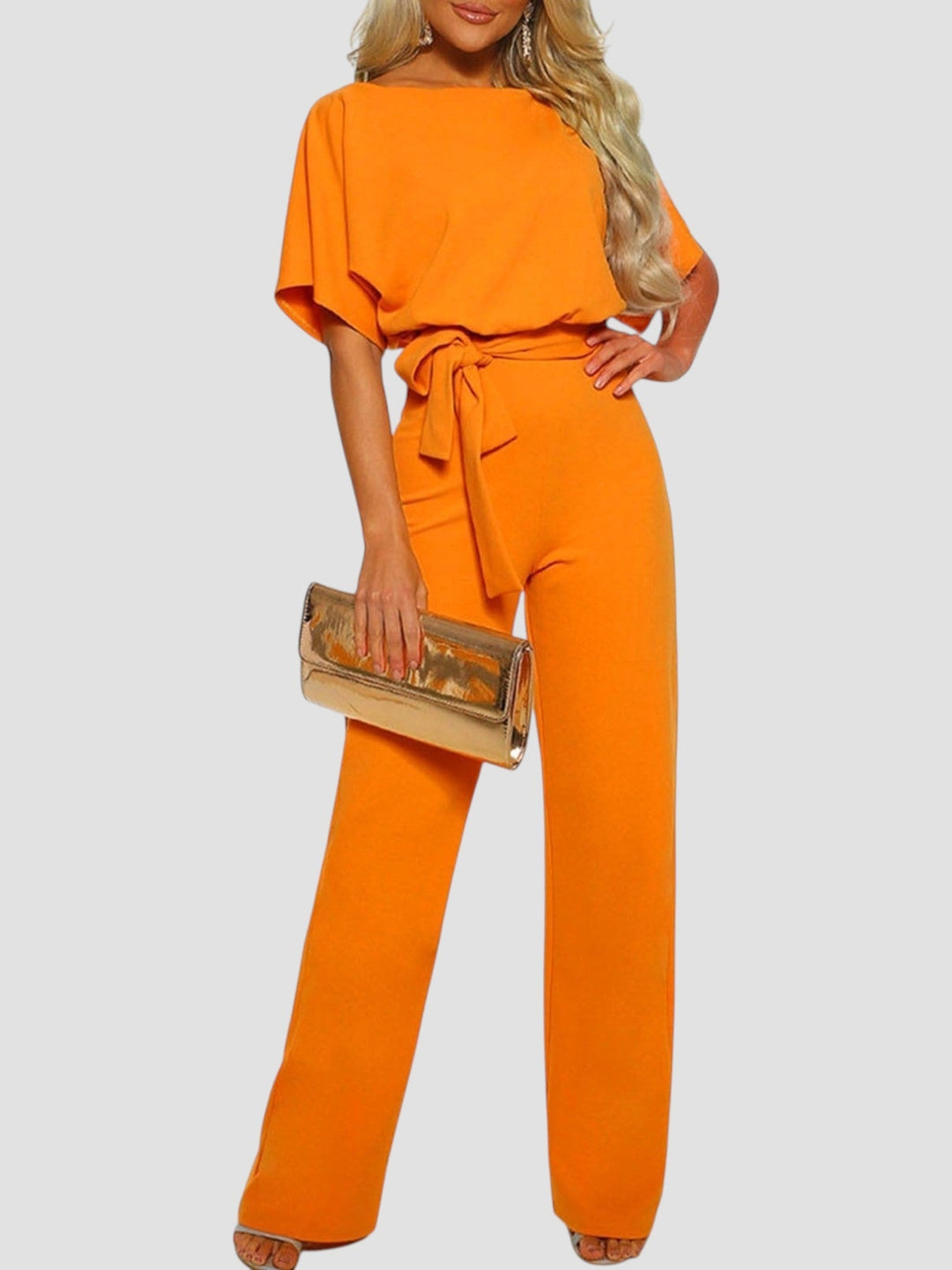 Olive - Silky Jumpsuit