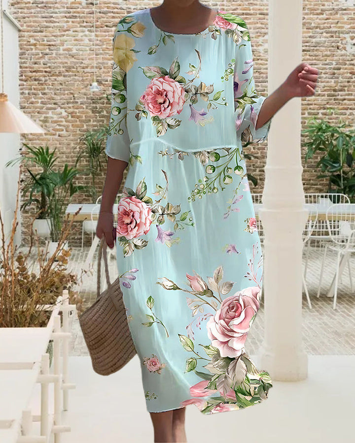 Airy Floral Dress