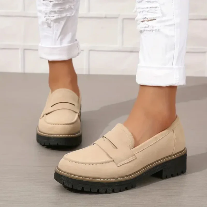 Ursula - Sturdy Leather Loafers