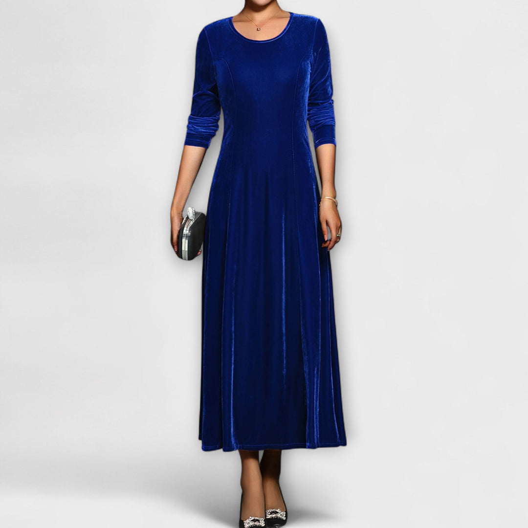 Polly - Luxurious Velvet Maxi Dress