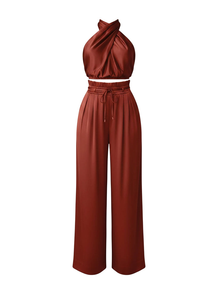 Ruby - Luxurious Satin Set