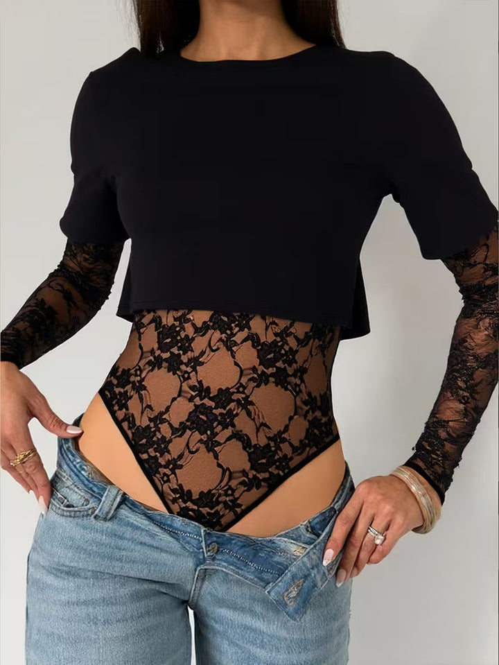 Natasha - Elegant Lace Blouse