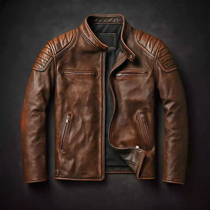 Sleek Leather Jacket