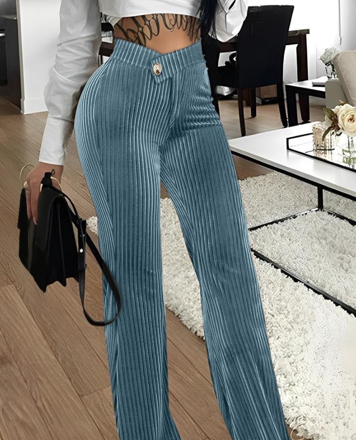 Libby - Plush Corduroy Pants