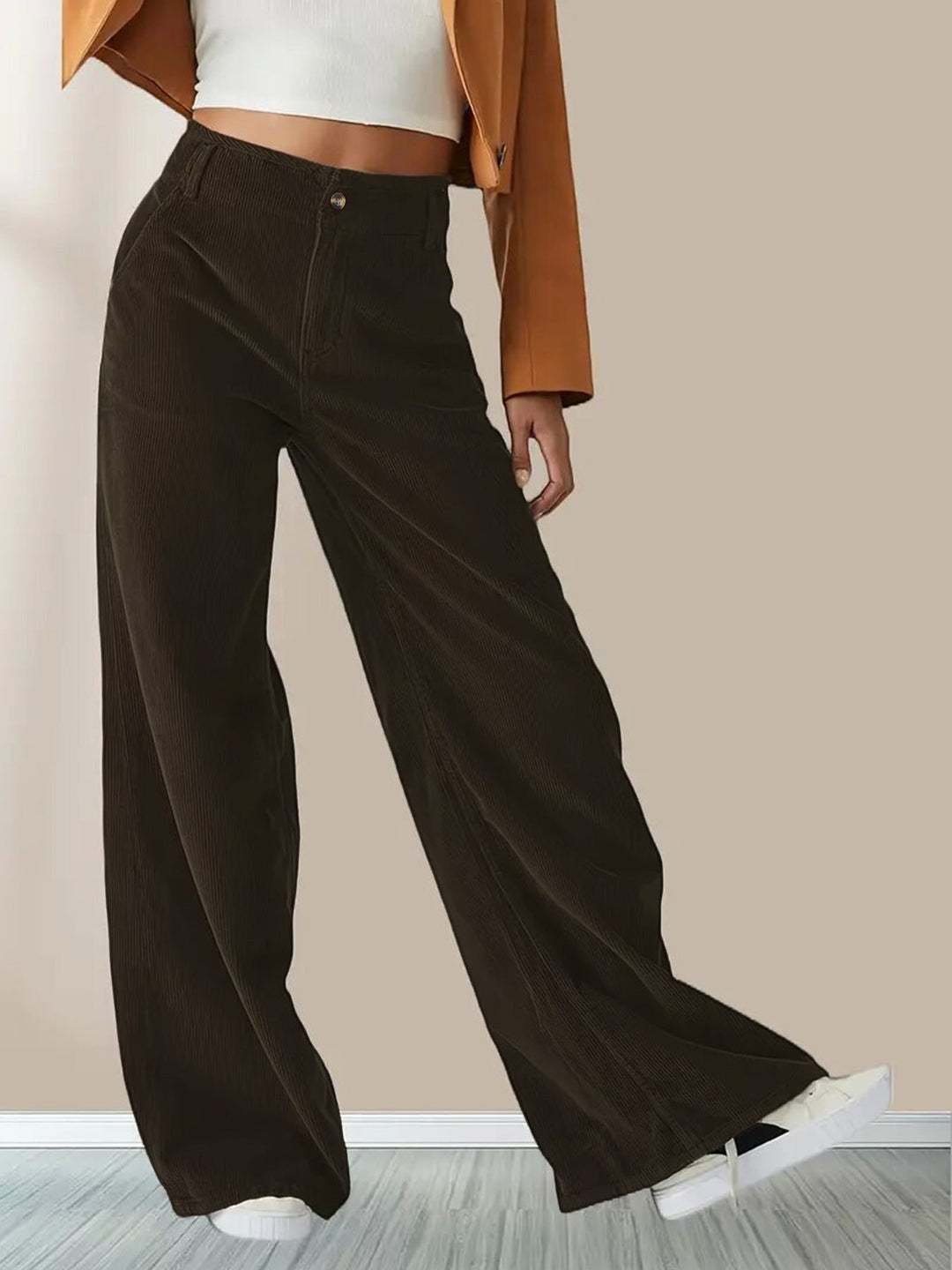 Nadine - Plush Wide-Leg Pants