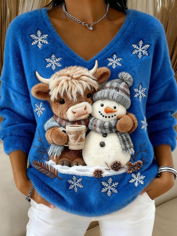 Plush Velvet Sweater