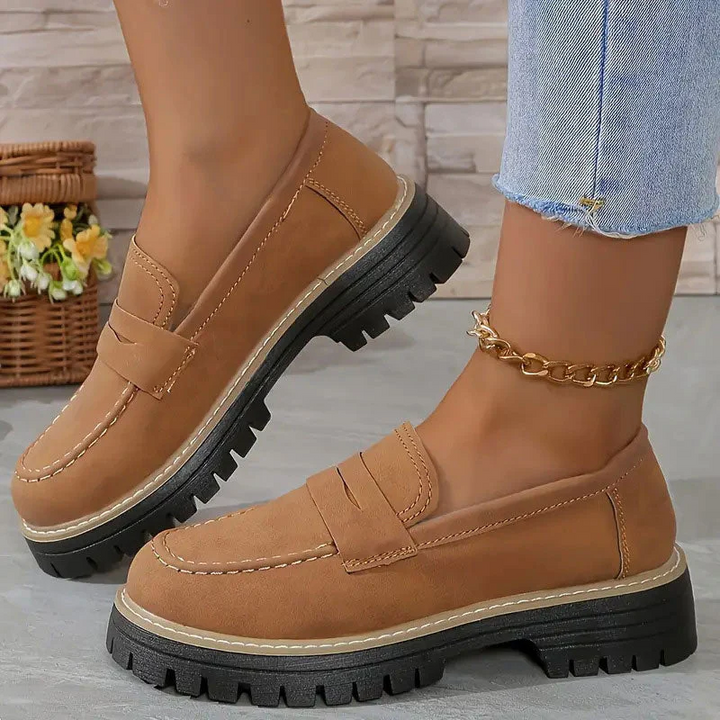 Ursula - Sturdy Leather Loafers