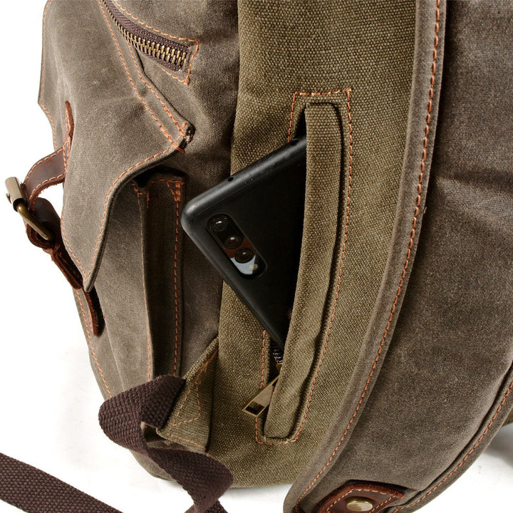 Clark - Rugged Canvas Backpack