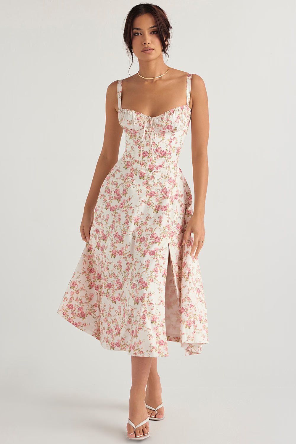Daphne - Silky Midi Dress