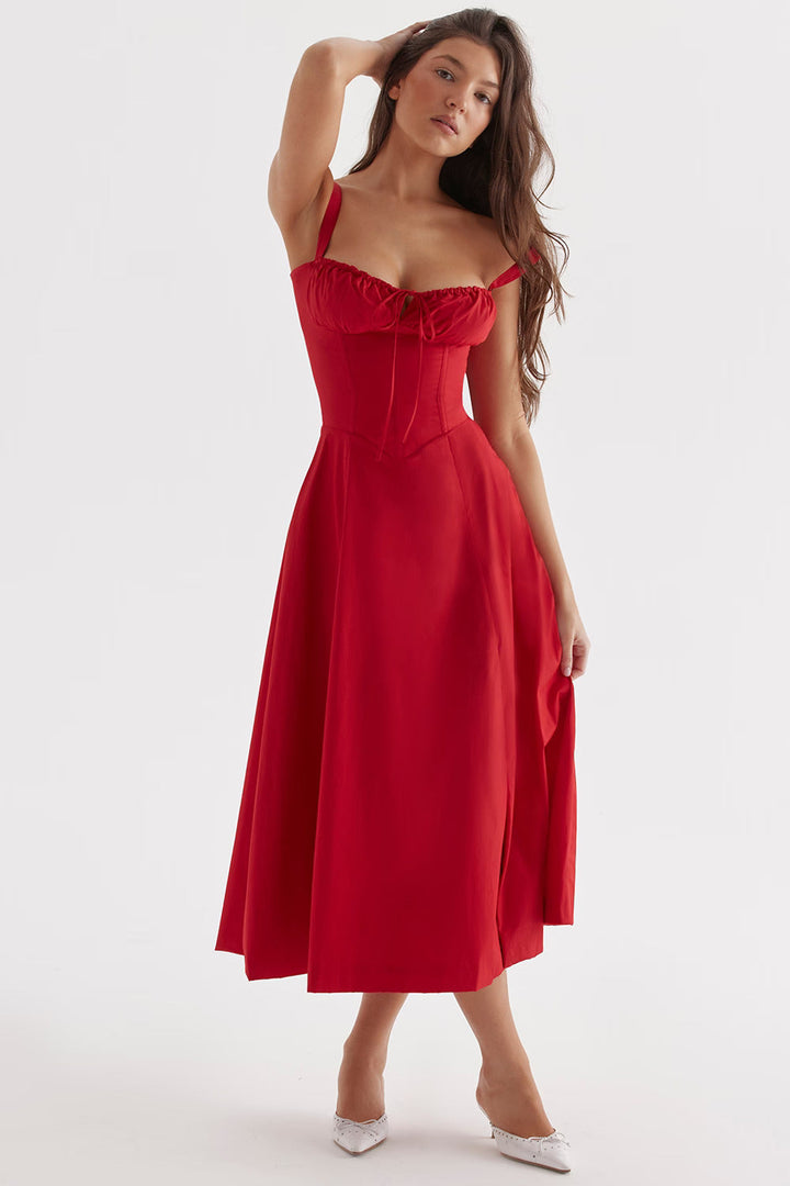 Daphne - Silky Midi Dress