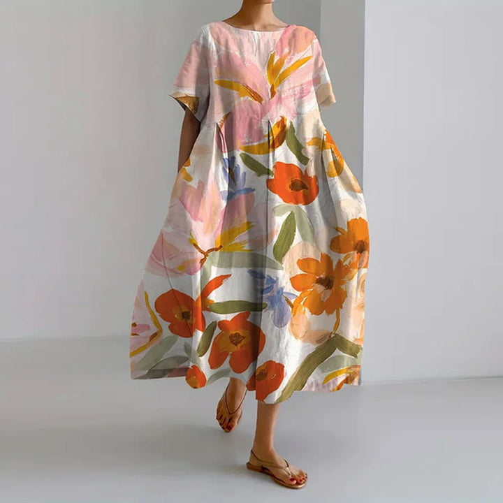 Callie - Flowing Floral Dress
