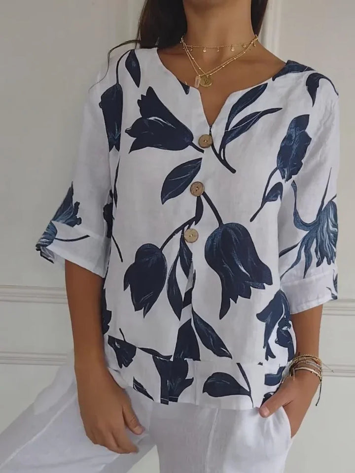 Elegant Floral Blouse