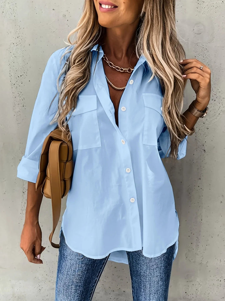 Hallie - Soft Draped Blouse