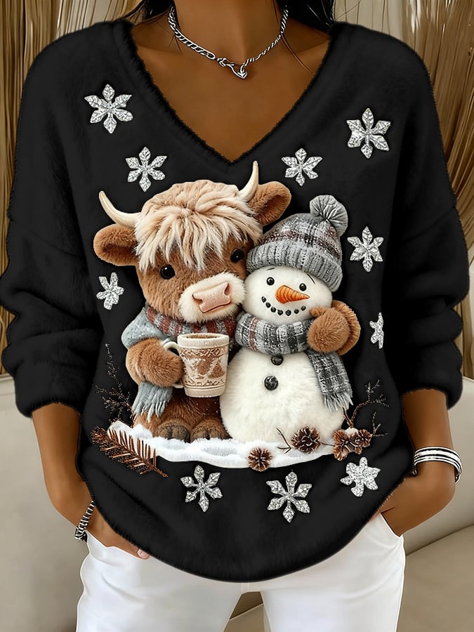 Plush Velvet Sweater