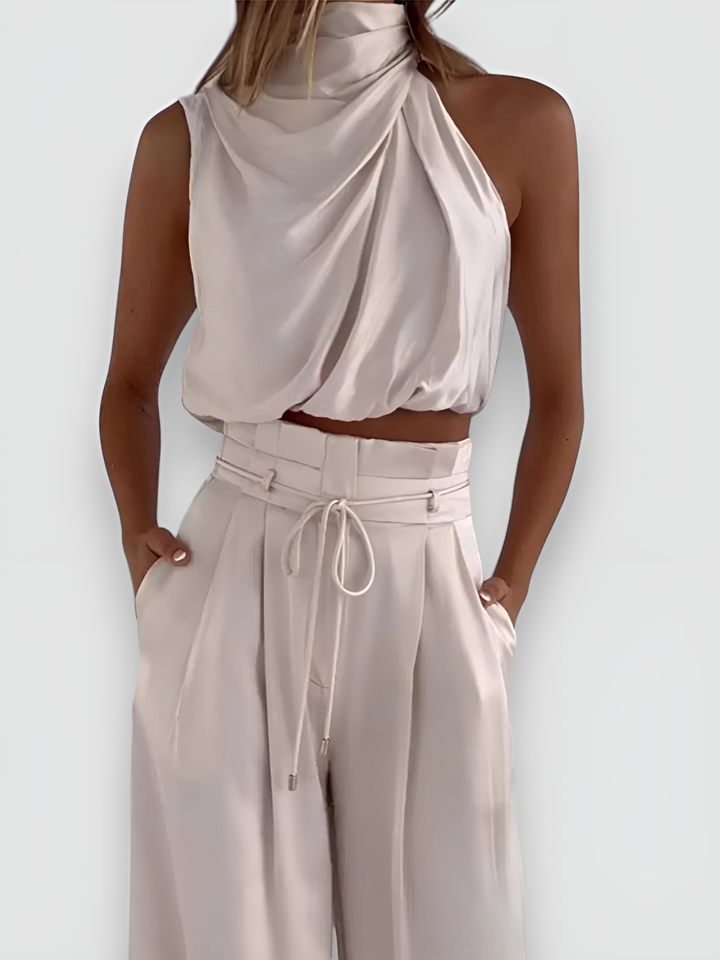 Ruby - Luxurious Satin Set