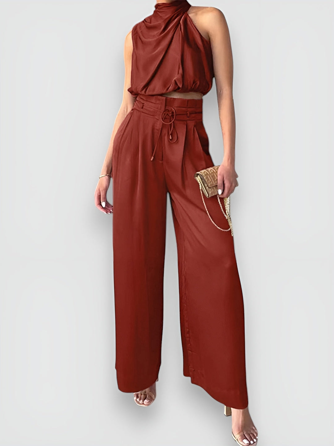Ruby - Luxurious Satin Set