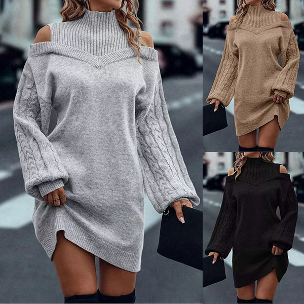 Xaviera - Cozy Knit Dress