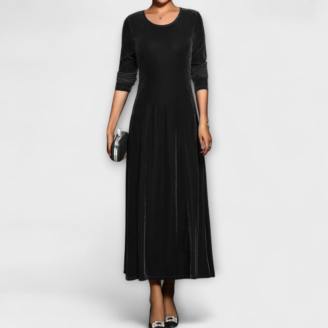 Polly - Luxurious Velvet Maxi Dress