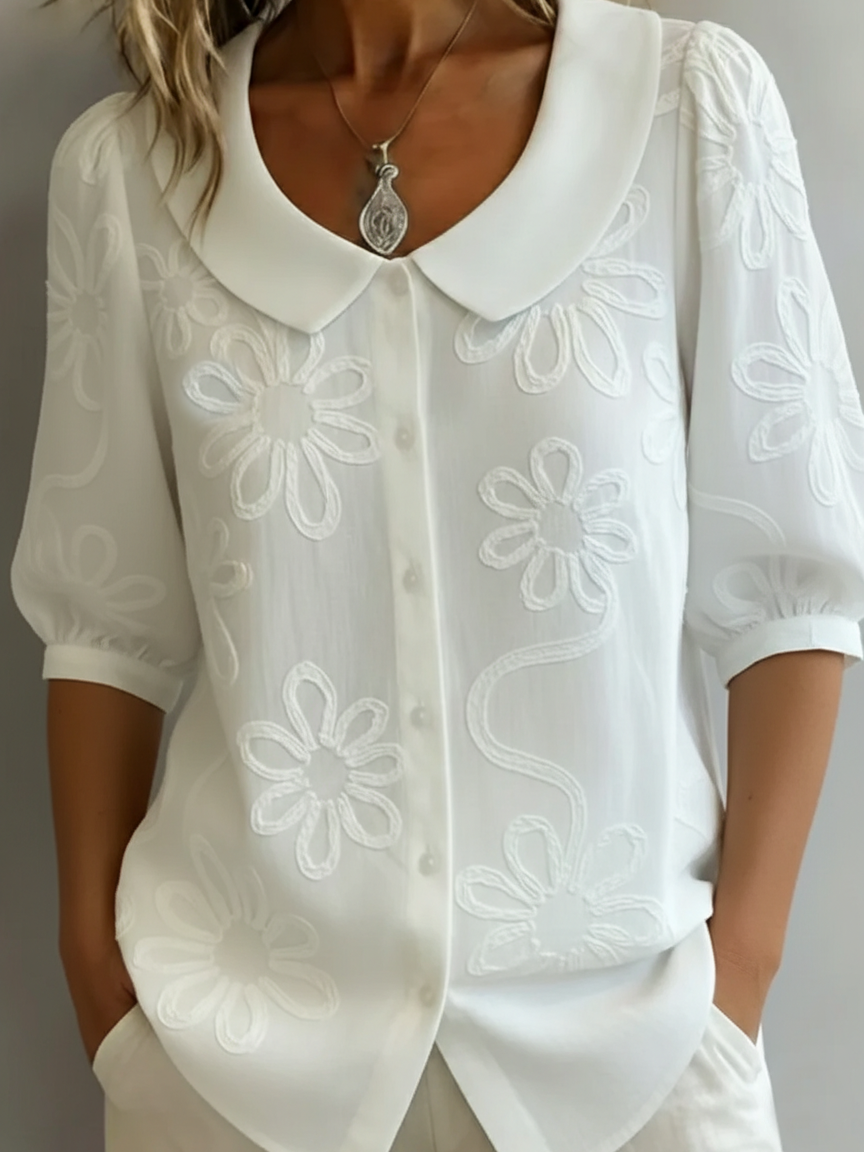 Kelsey - Soft Floral Blouse