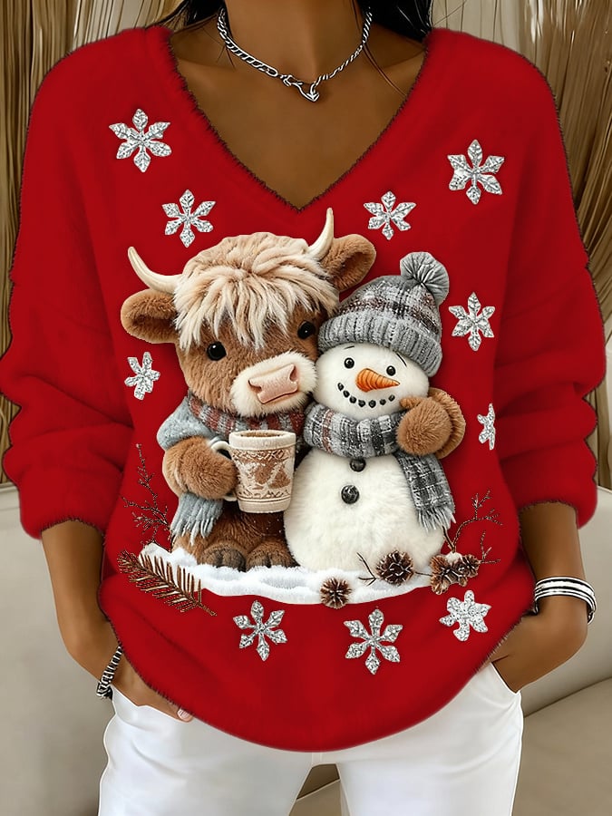 Plush Velvet Sweater