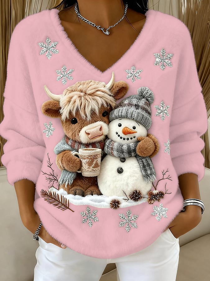 Plush Velvet Sweater