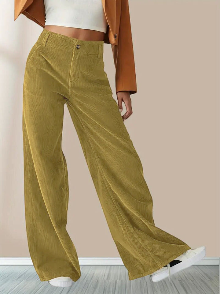 Nadine - Plush Wide-Leg Pants