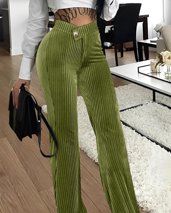 Libby - Plush Corduroy Pants
