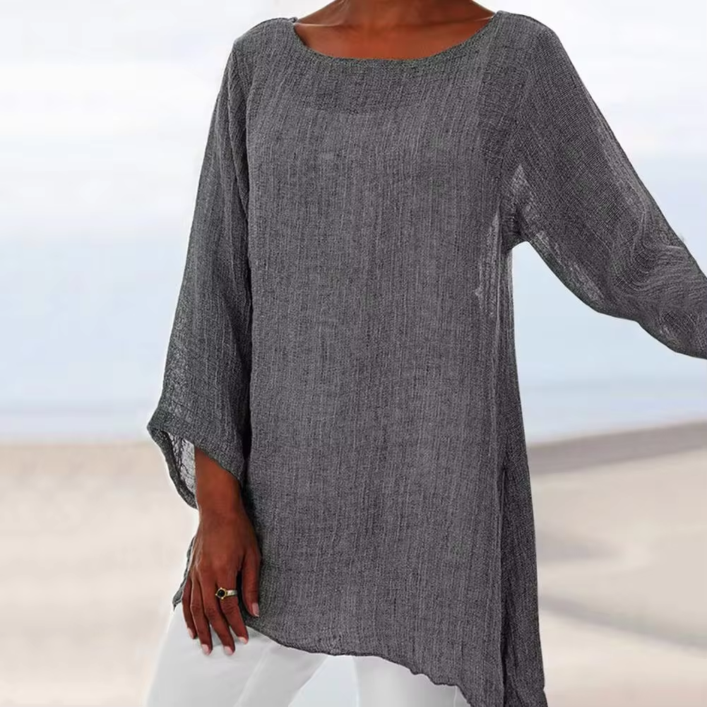 Gracie - Breezy Sheer Blouse