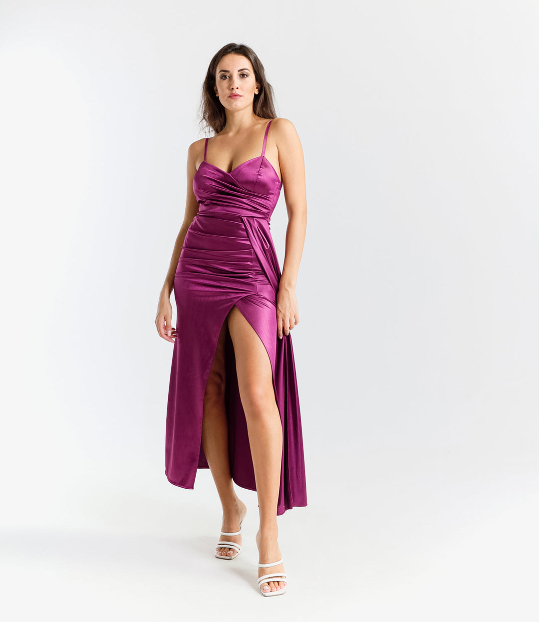 Gwendolyn - Silky Satin Dress