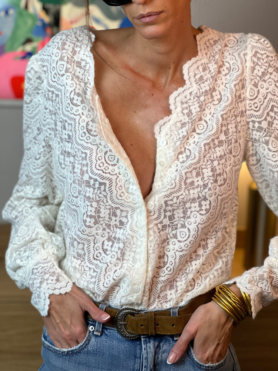 Miranda - Ethereal Lace Blouse