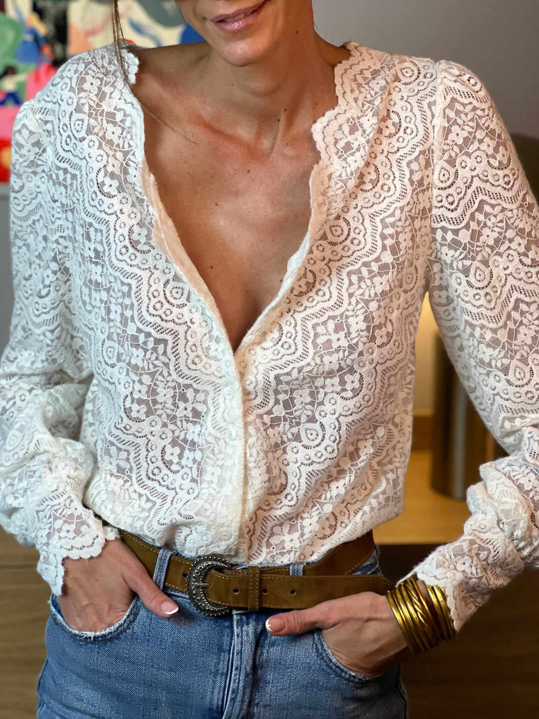Miranda - Ethereal Lace Blouse