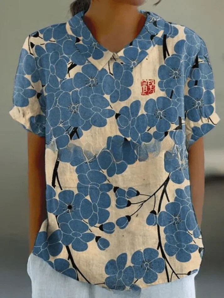 Naomi - Soft Floral Blouse