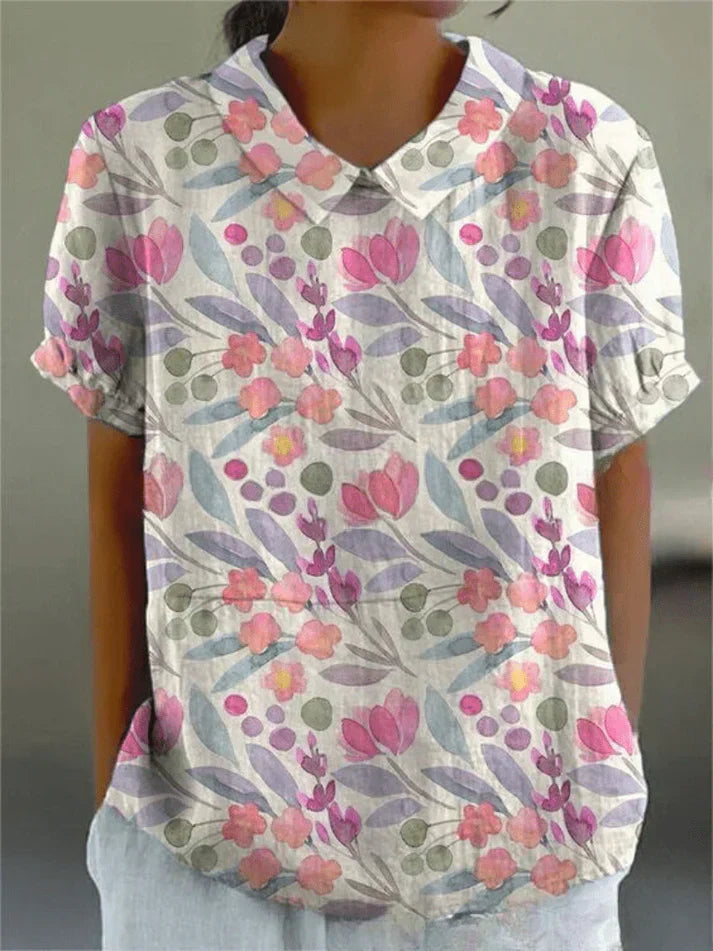 Naomi - Soft Floral Blouse