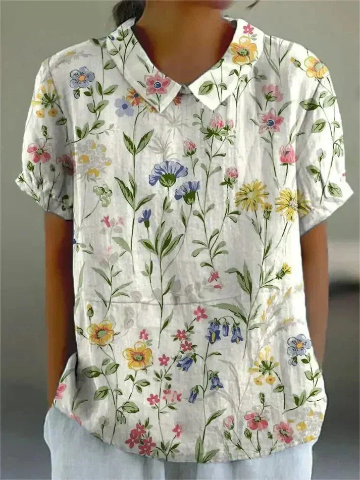 Naomi - Soft Floral Blouse